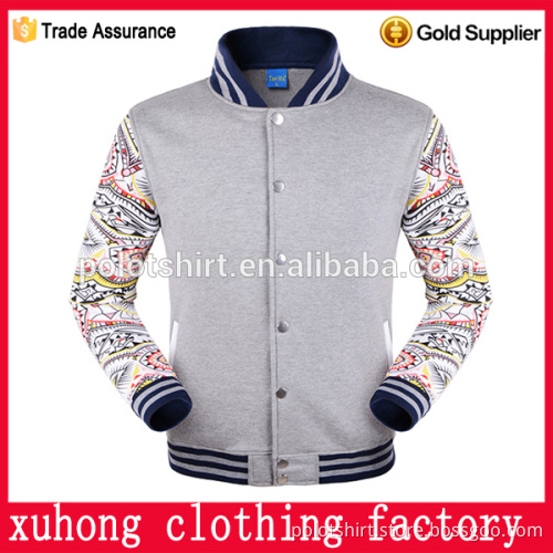customize garment factory cheap varsity jacket with printing